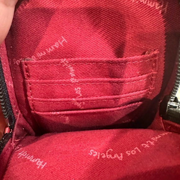 Black Leather Crossbody Bag - Picture 5 of 5